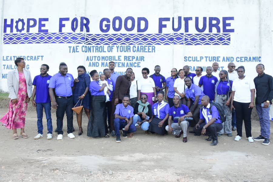 Inspirational panels in Muhanga