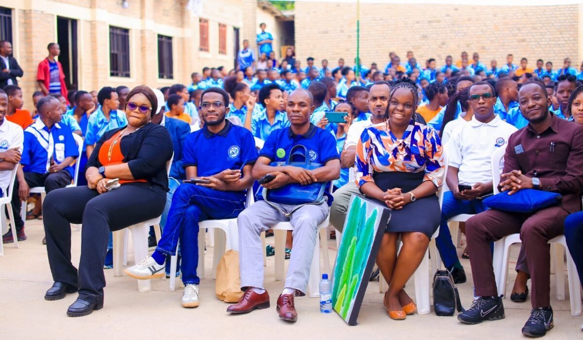 Delegates with School principal